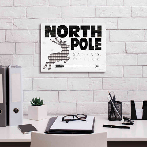 Image of 'North Pole Office' by Cindy Jacobs, Canvas Wall Art,16 x 12