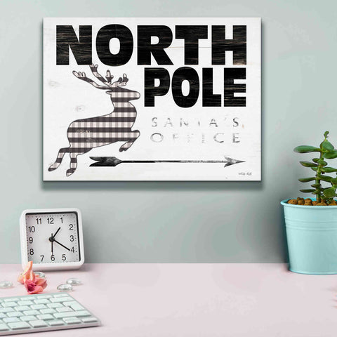 Image of 'North Pole Office' by Cindy Jacobs, Canvas Wall Art,16 x 12