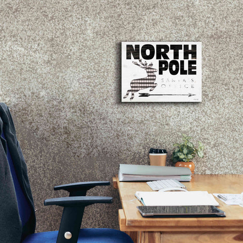 Image of 'North Pole Office' by Cindy Jacobs, Canvas Wall Art,16 x 12