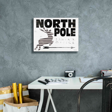 Image of 'North Pole Office' by Cindy Jacobs, Canvas Wall Art,16 x 12