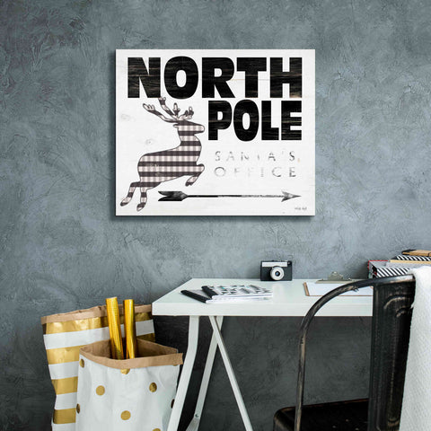 Image of 'North Pole Office' by Cindy Jacobs, Canvas Wall Art,24 x 20