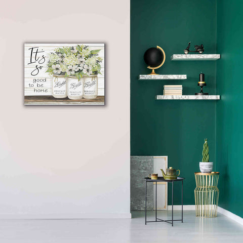 Image of 'It's So Good to be Home Ball Jars' by Cindy Jacobs, Canvas Wall Art,34 x 26