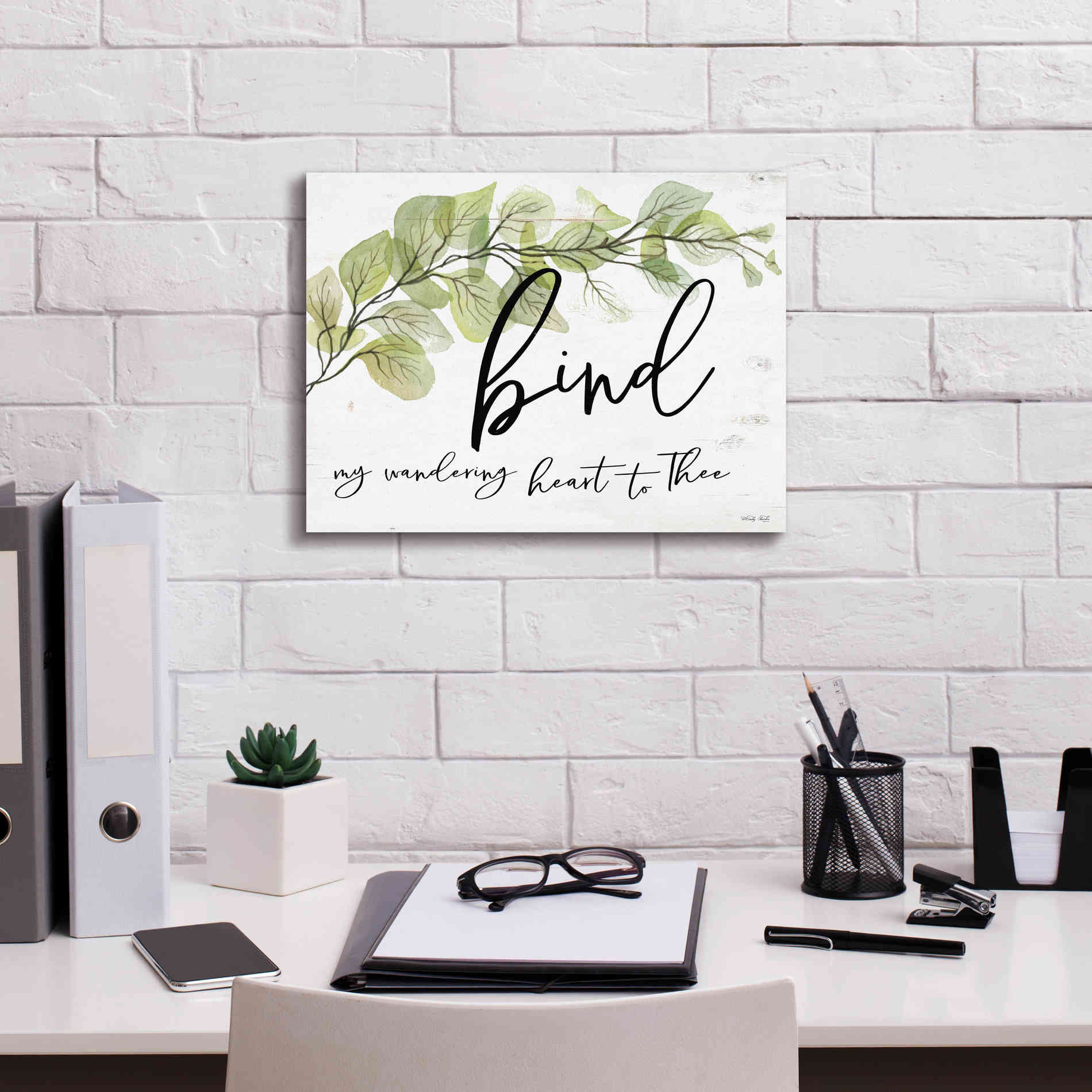 &#39;Bind My Wandering Heart to Thee&#39; by Cindy Jacobs, Canvas Wall Art,16 x 12