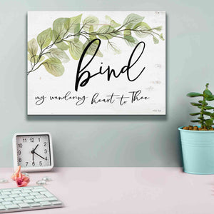 'Bind My Wandering Heart to Thee' by Cindy Jacobs, Canvas Wall Art,16 x 12