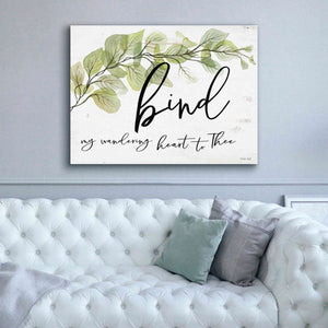 'Bind My Wandering Heart to Thee' by Cindy Jacobs, Canvas Wall Art,54 x 40
