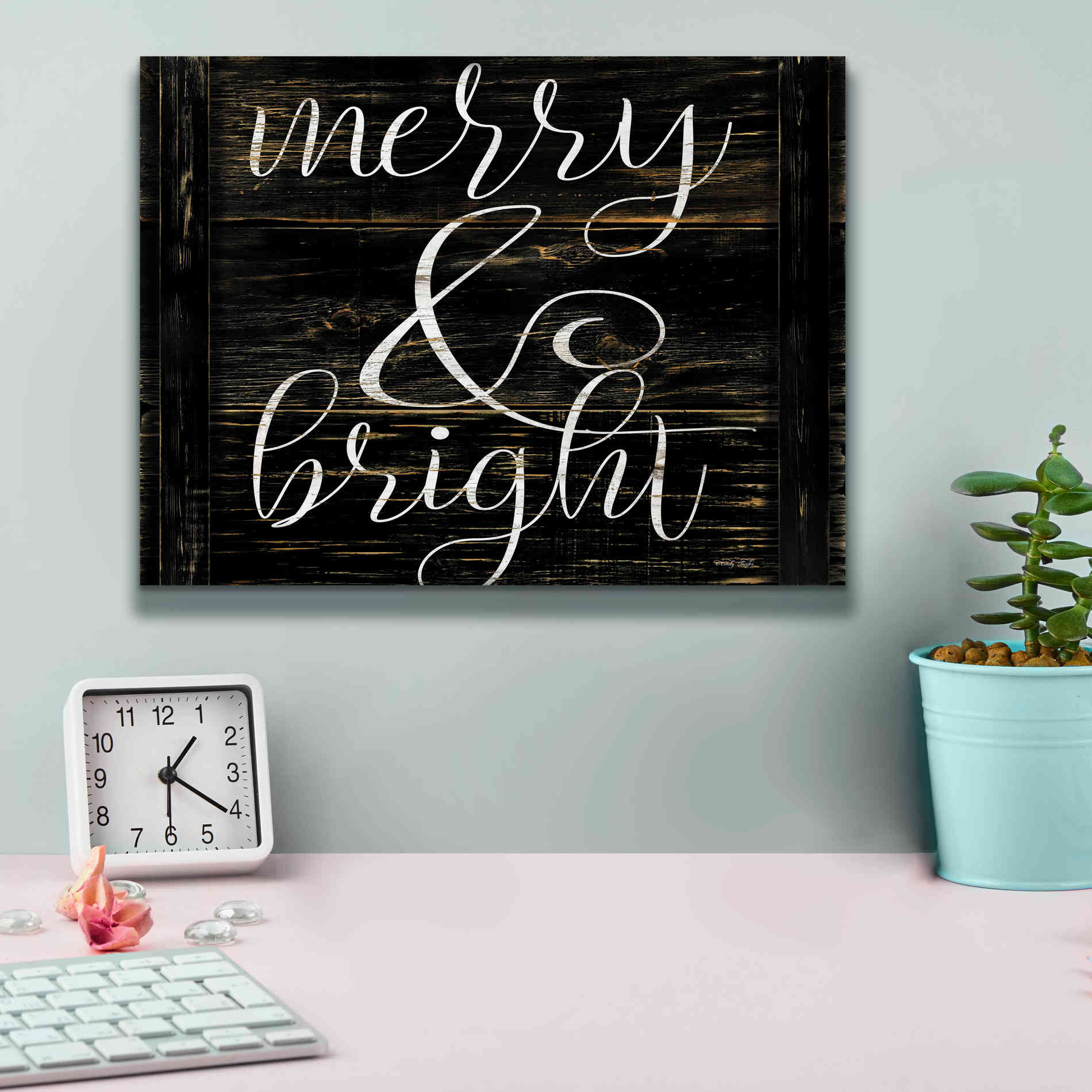 'Merry & Bright 2' by Cindy Jacobs, Canvas Wall Art,16 x 12