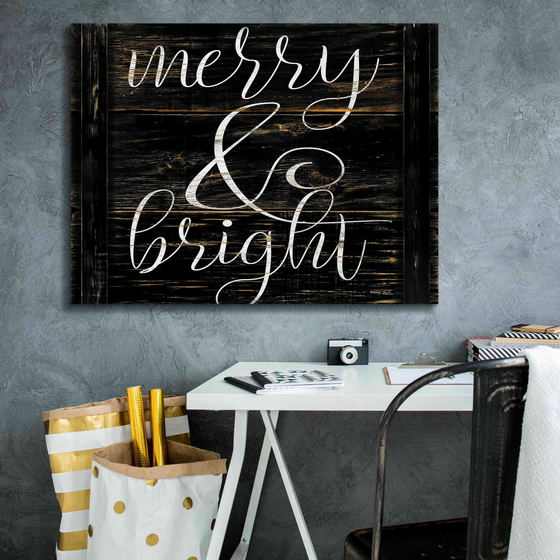 'Merry & Bright 2' by Cindy Jacobs, Canvas Wall Art,34 x 26