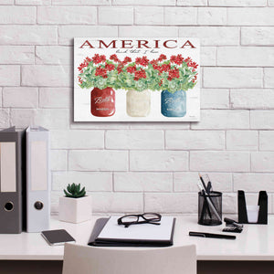 'America Glass Jars' by Cindy Jacobs, Canvas Wall Art,18 x 12