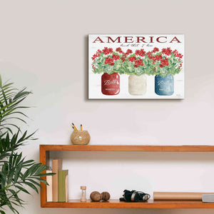 'America Glass Jars' by Cindy Jacobs, Canvas Wall Art,18 x 12