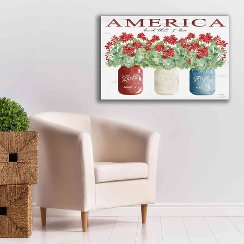 Image of 'America Glass Jars' by Cindy Jacobs, Canvas Wall Art,40 x 26