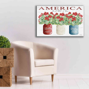 'America Glass Jars' by Cindy Jacobs, Canvas Wall Art,40 x 26