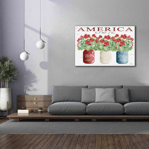 'America Glass Jars' by Cindy Jacobs, Canvas Wall Art,60 x 40