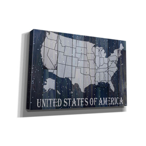 Image of 'Navy United States of America' by Cindy Jacobs, Canvas Wall Art