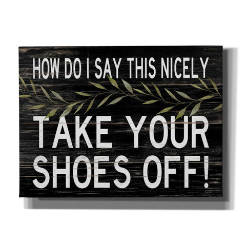 Image of 'Take Your Shoes Off' by Cindy Jacobs, Canvas Wall Art