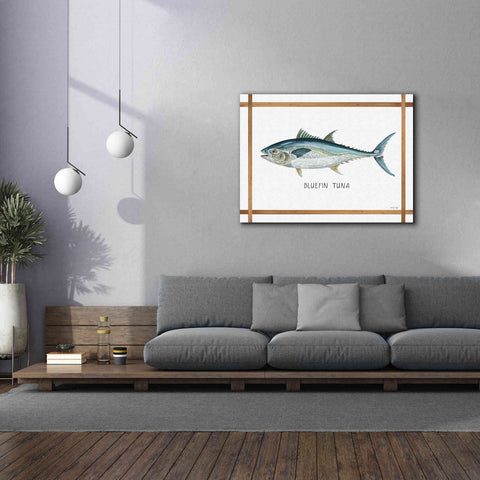 Image of 'Bluefin Tuna on White' by Cindy Jacobs, Canvas Wall Art,54 x 40