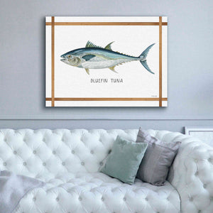 'Bluefin Tuna on White' by Cindy Jacobs, Canvas Wall Art,54 x 40