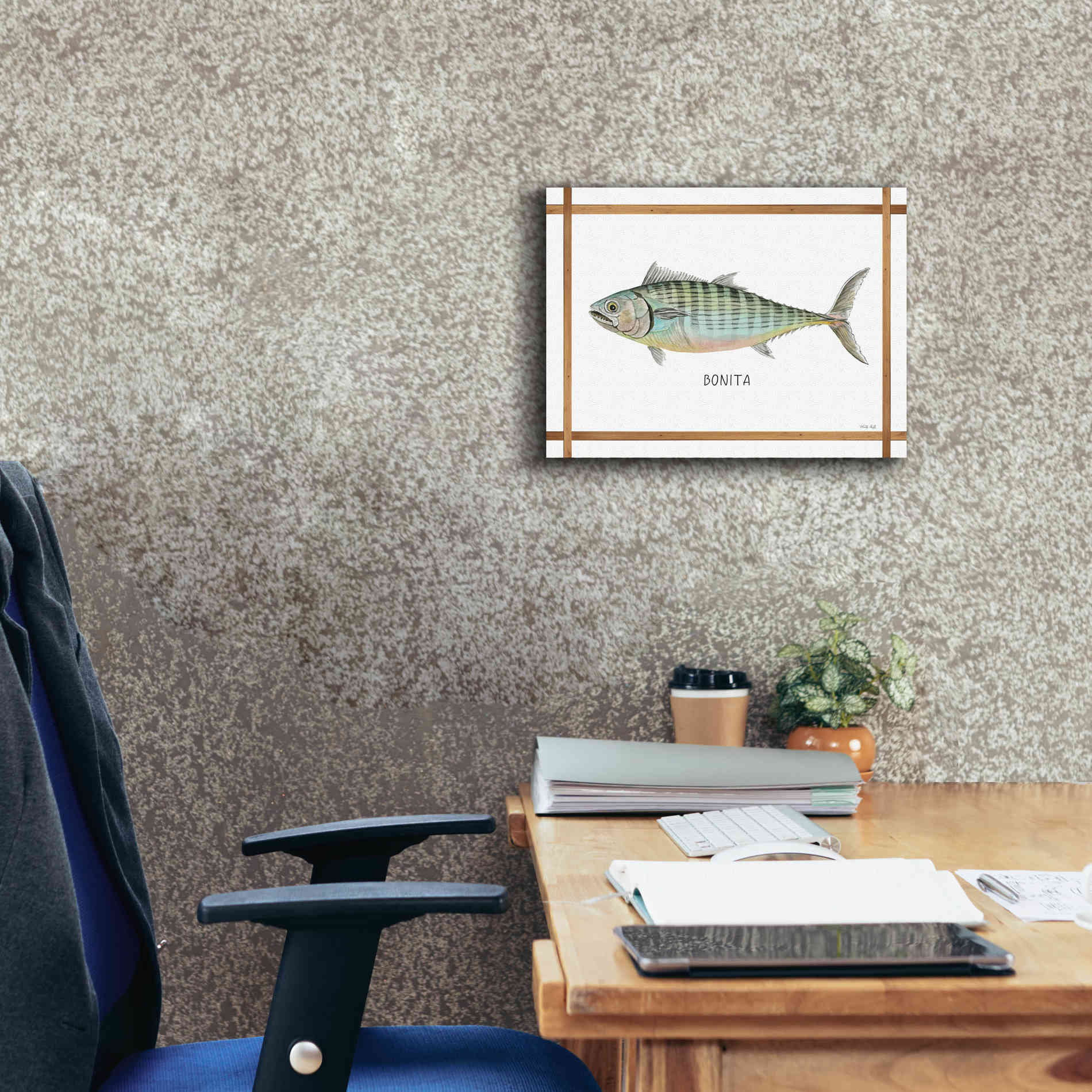 'Bonita on White' by Cindy Jacobs, Canvas Wall Art,16 x 12