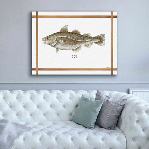 Image of 'Cod on White' by Cindy Jacobs, Canvas Wall Art,54 x 40