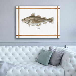 'Cod on White' by Cindy Jacobs, Canvas Wall Art,54 x 40