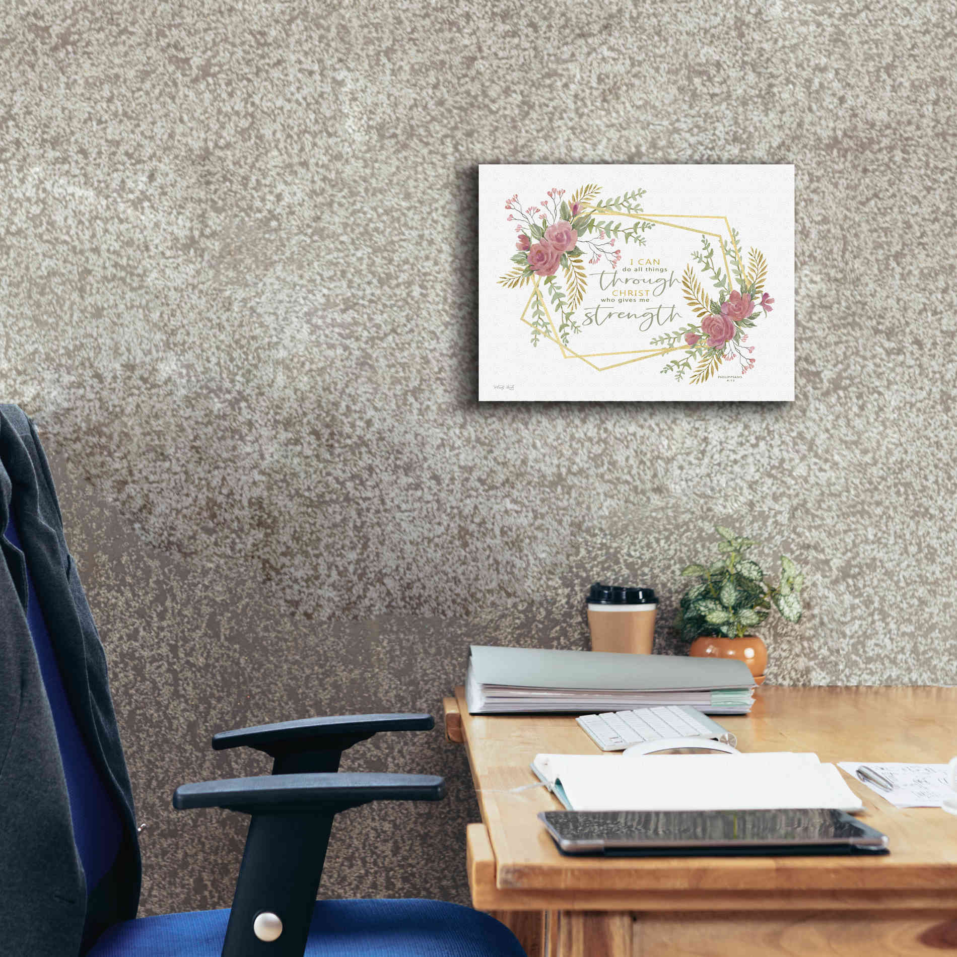 'I Can Do All' by Cindy Jacobs, Canvas Wall Art,16 x 12