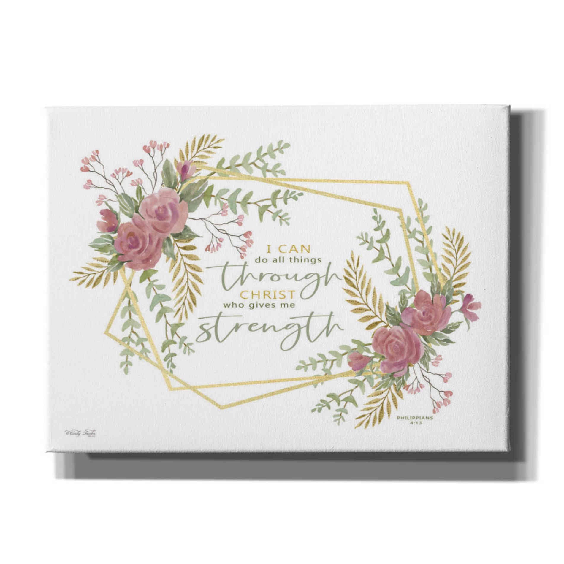 'I Can Do All' by Cindy Jacobs, Canvas Wall Art