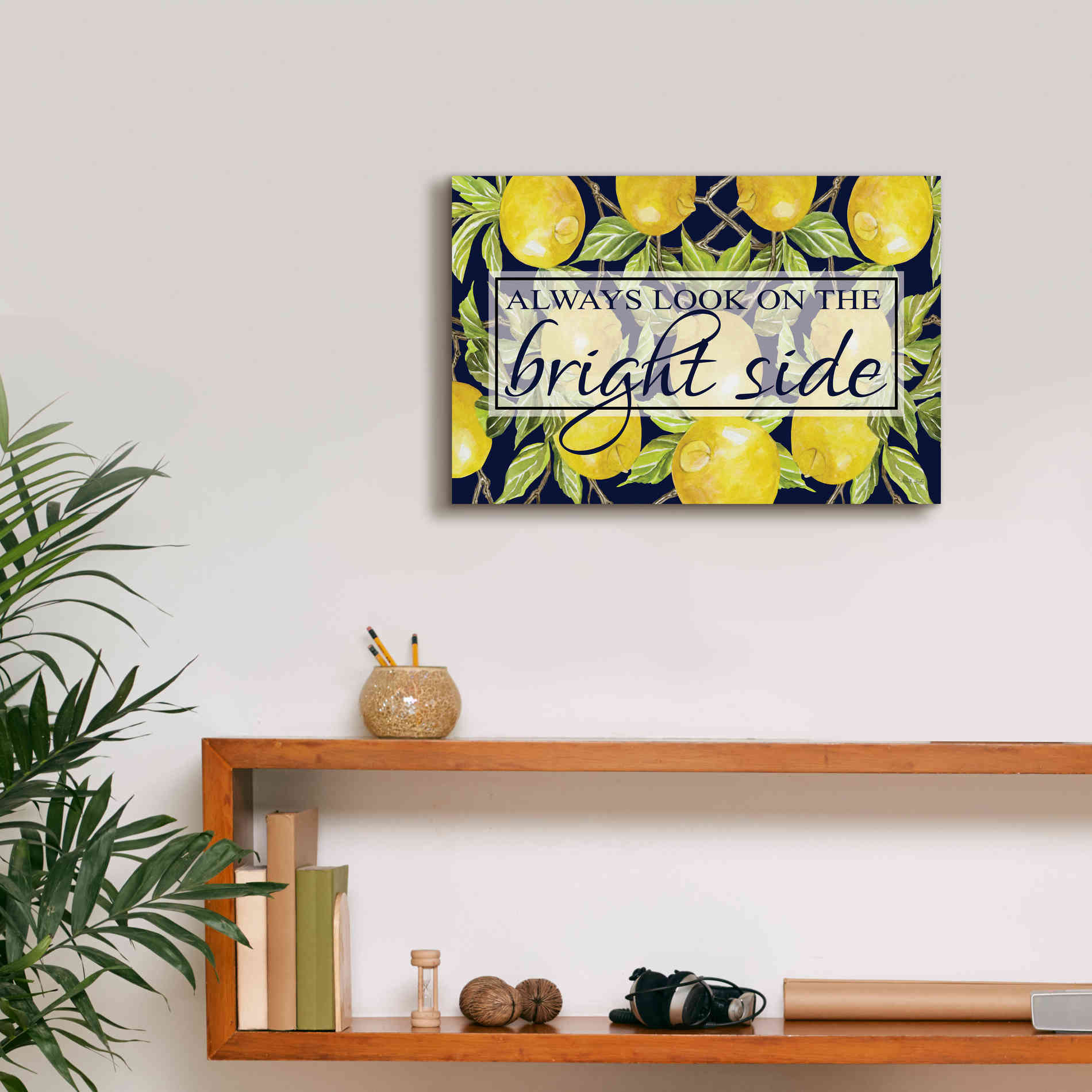 'Bright Side' by Cindy Jacobs, Canvas Wall Art,18 x 12