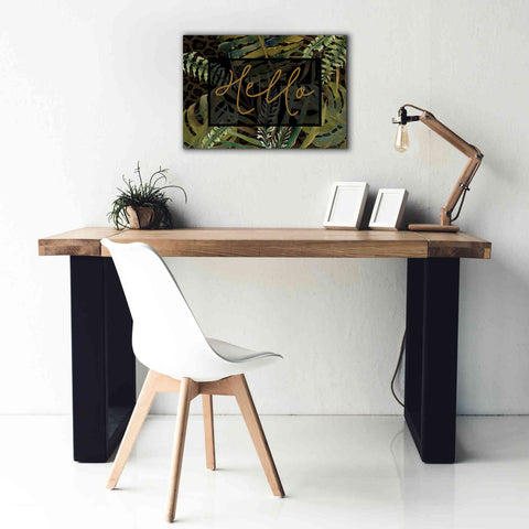 Image of 'Tropical Hello' by Cindy Jacobs, Canvas Wall Art,26 x 18