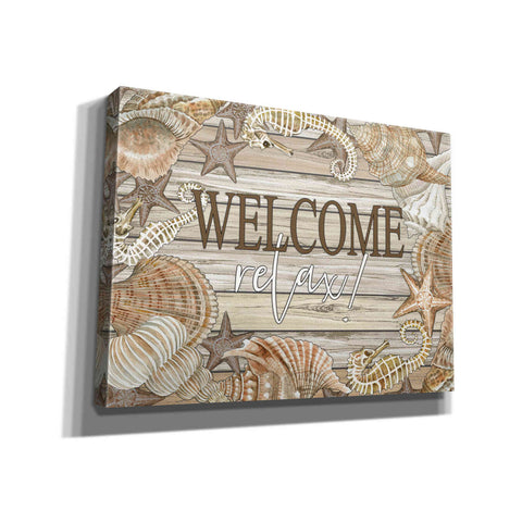 Image of 'Beach Welcome and Relax' by Cindy Jacobs, Canvas Wall Art