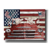 'Patriotic Cows' by Cindy Jacobs, Canvas Wall Art