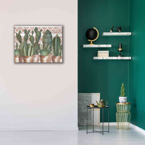 'Geo Succulents' by Cindy Jacobs, Canvas Wall Art,34 x 26