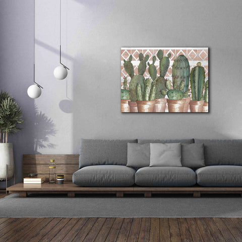 Image of 'Geo Succulents' by Cindy Jacobs, Canvas Wall Art,54 x 40