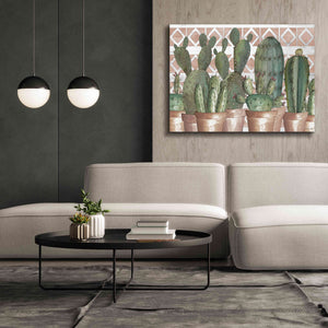 'Geo Succulents' by Cindy Jacobs, Canvas Wall Art,54 x 40