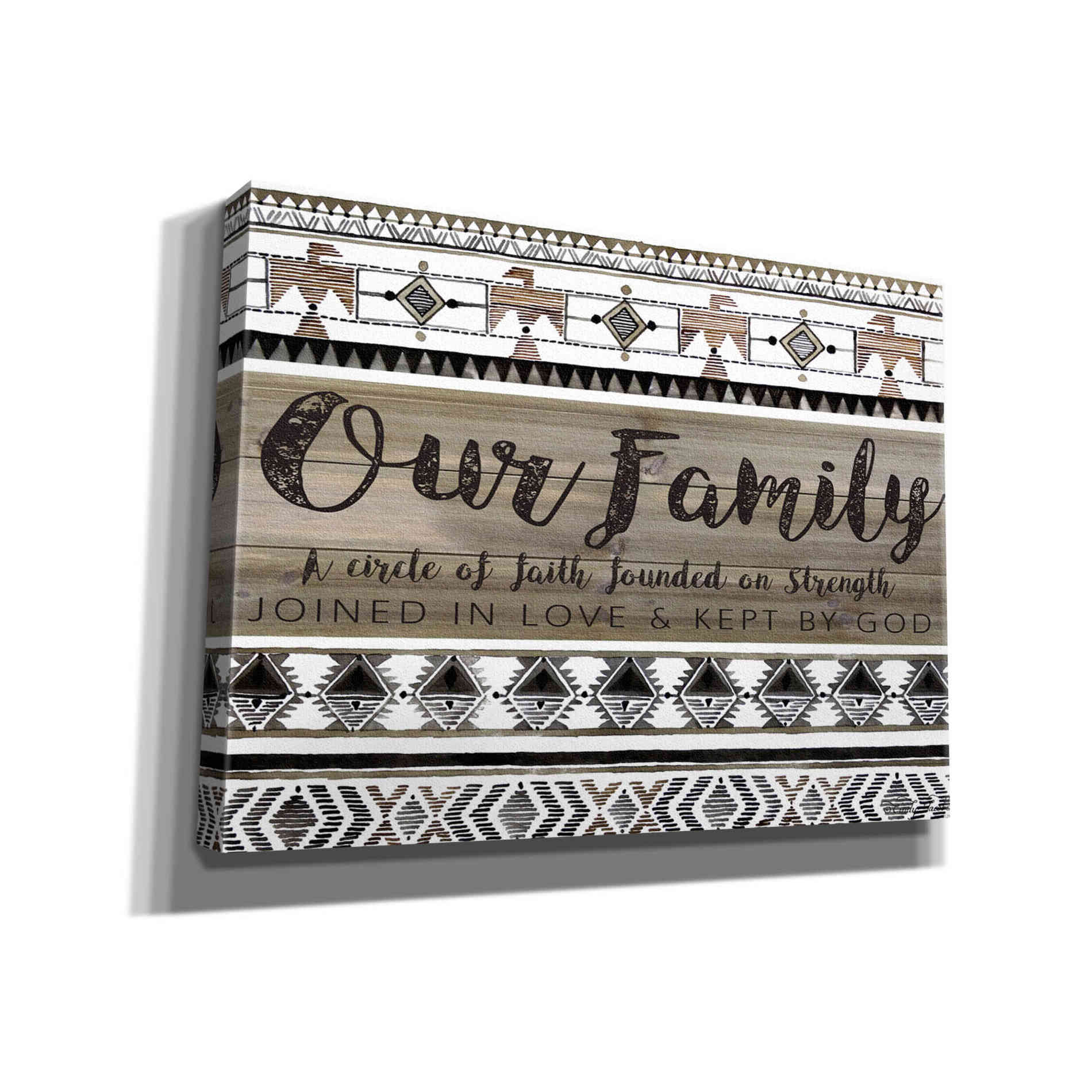 'Our Family' by Cindy Jacobs, Canvas Wall Art