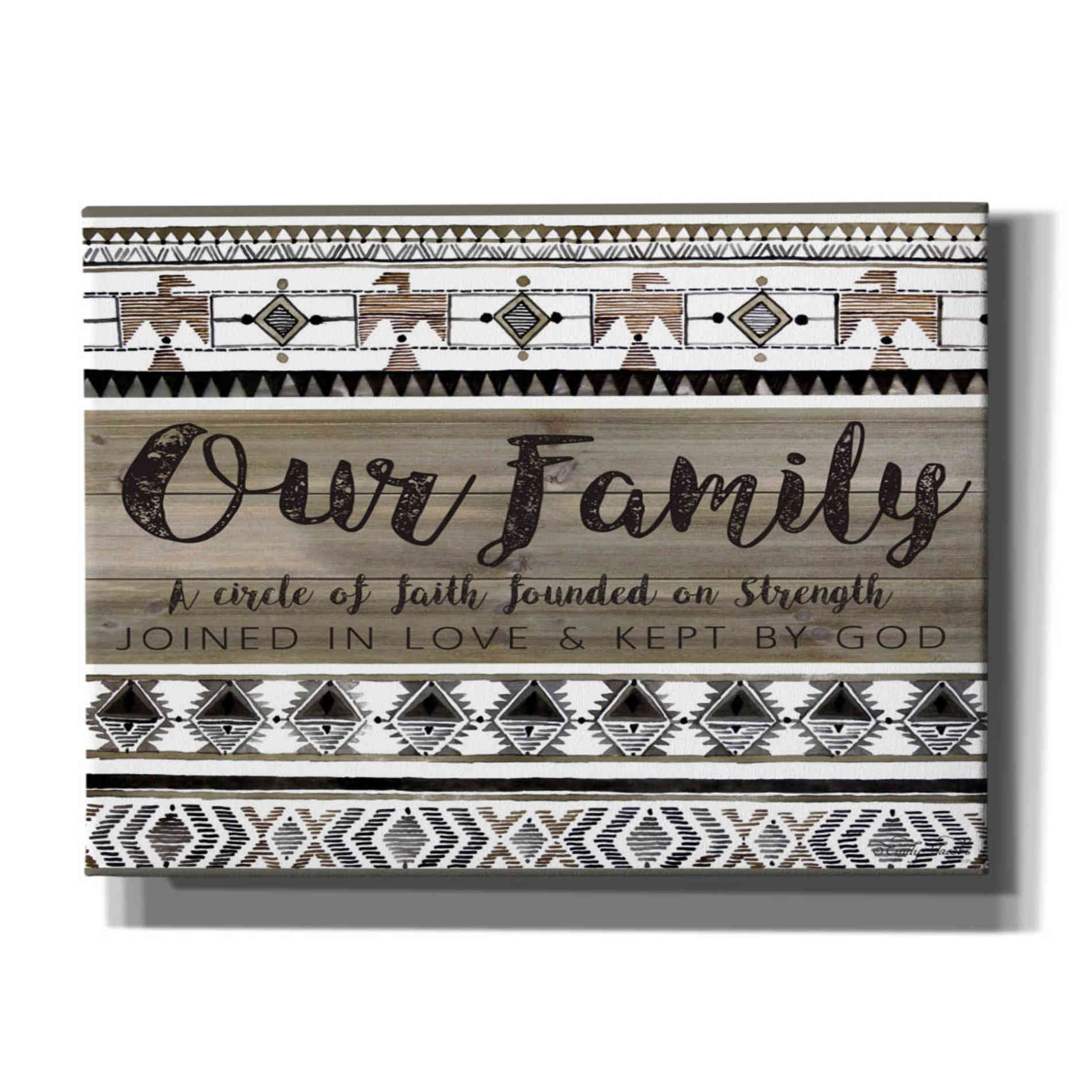 'Our Family' by Cindy Jacobs, Canvas Wall Art