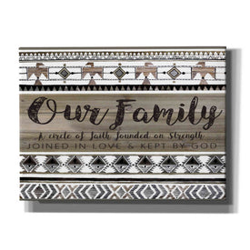'Our Family' by Cindy Jacobs, Canvas Wall Art