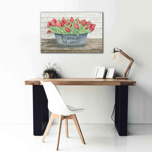 'Farmer's Market Tulips' by Cindy Jacobs, Canvas Wall Art,40 x 26