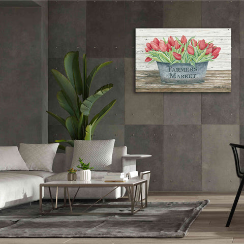 Image of 'Farmer's Market Tulips' by Cindy Jacobs, Canvas Wall Art,60 x 40