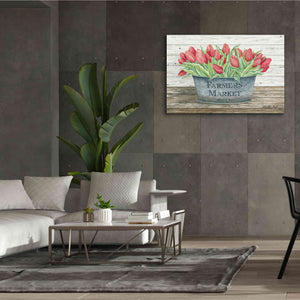 'Farmer's Market Tulips' by Cindy Jacobs, Canvas Wall Art,60 x 40