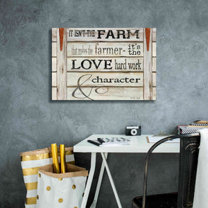 'It Isn't the Farm' by Cindy Jacobs, Canvas Wall Art,26 x 18