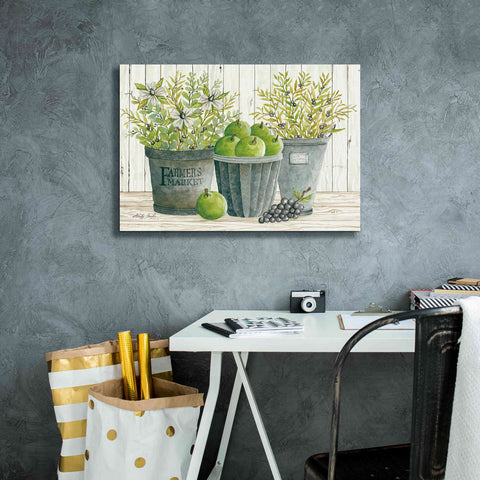 Image of 'Eucalyptus Farmer's Market' by Cindy Jacobs, Canvas Wall Art,26 x 18