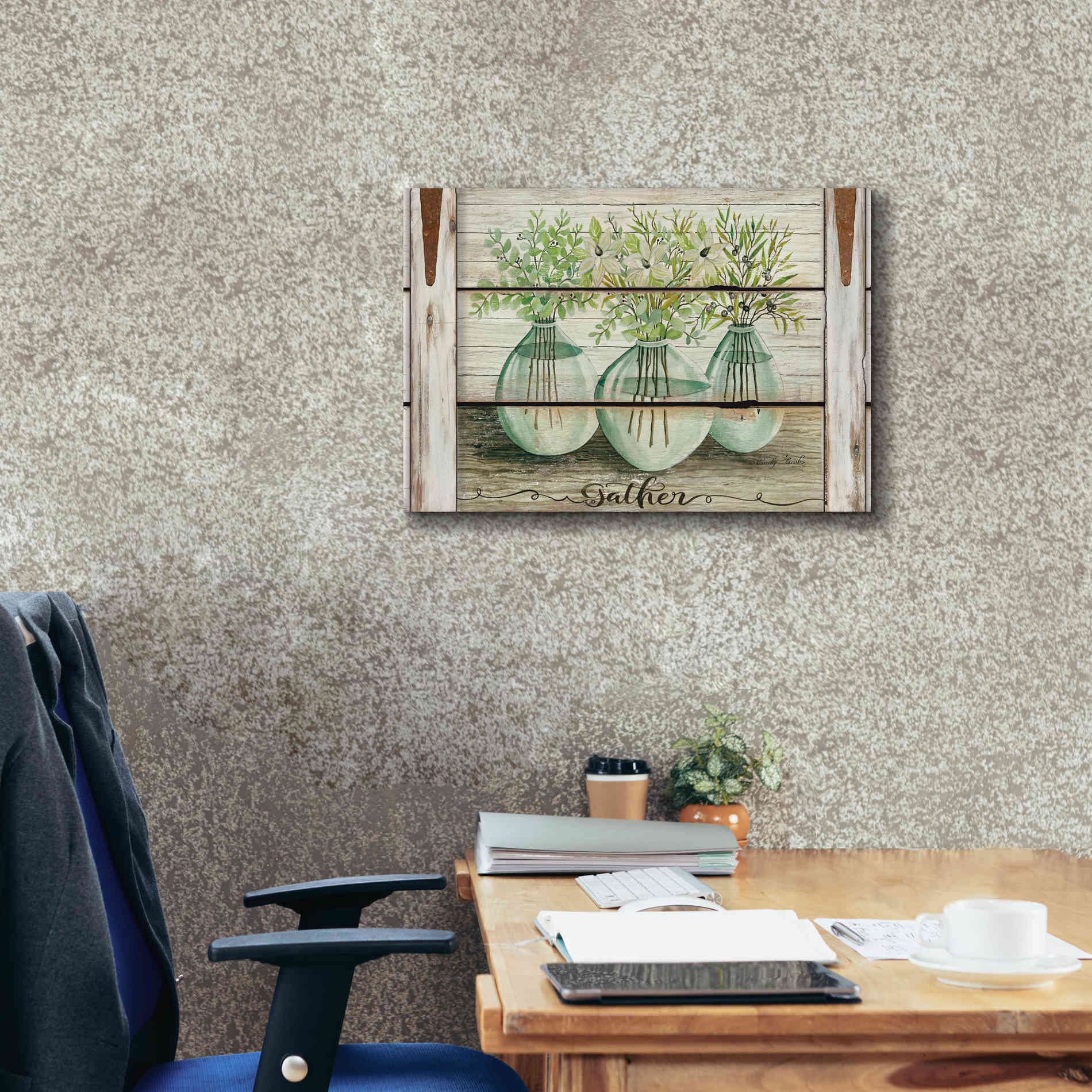 'Eucalyptus - Gather' by Cindy Jacobs, Canvas Wall Art,26 x 18