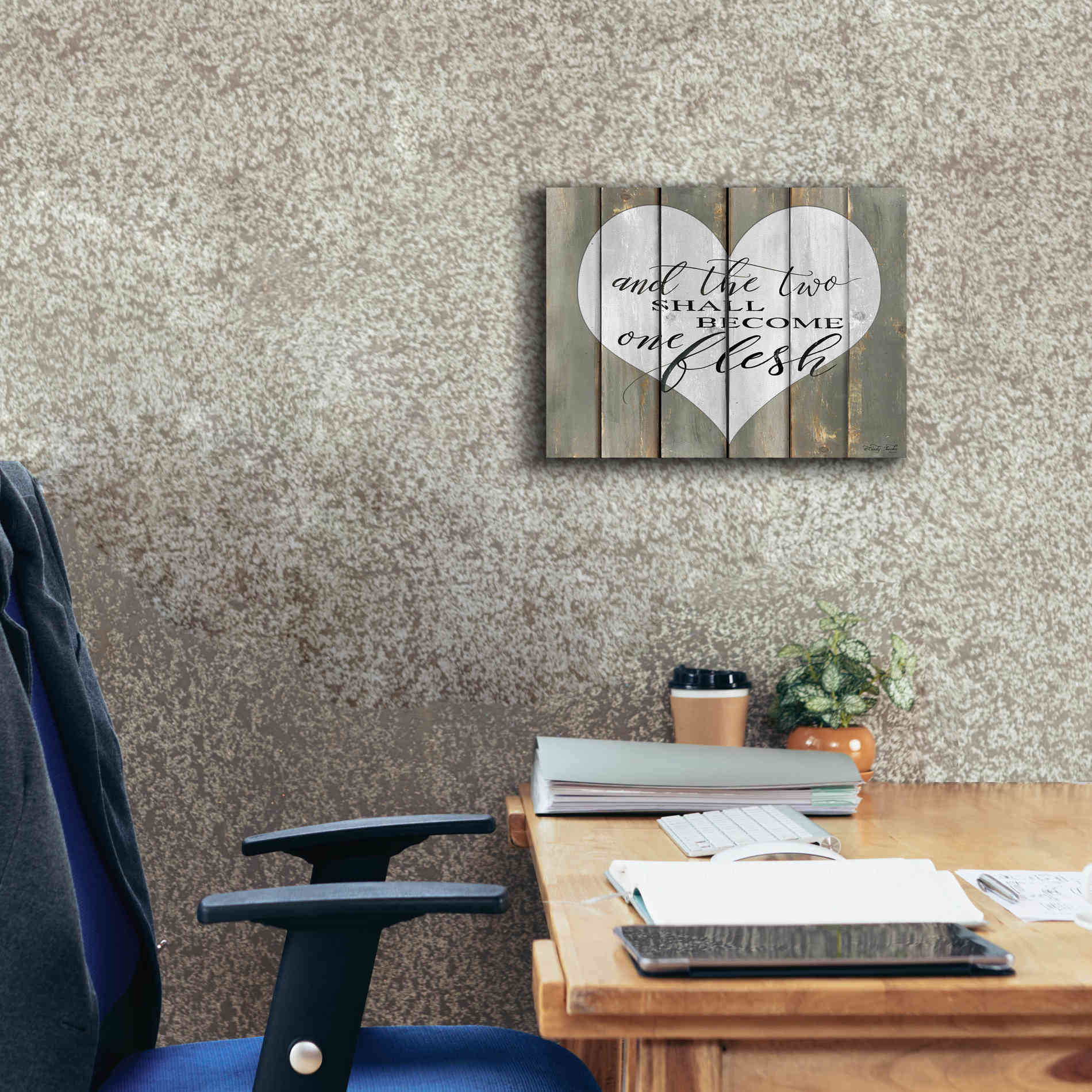 'And the Two' by Cindy Jacobs, Canvas Wall Art,16 x 12