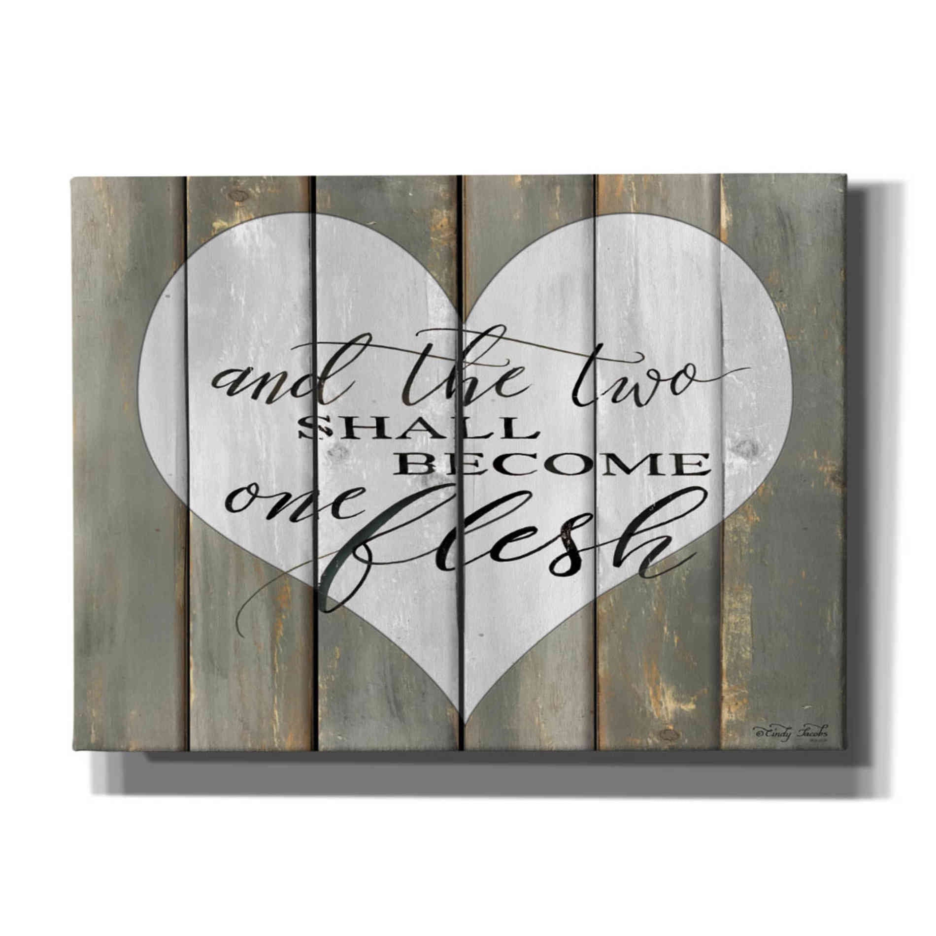 'And the Two' by Cindy Jacobs, Canvas Wall Art