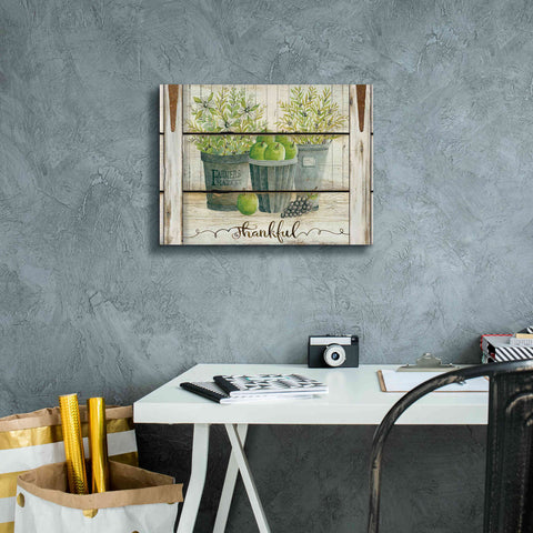 Image of 'Eucalyptus - Thankful Landscape' by Cindy Jacobs, Canvas Wall Art,16 x 12