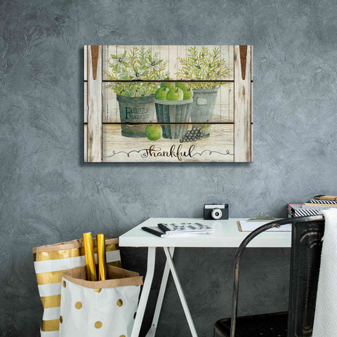 Image of 'Eucalyptus - Thankful Landscape' by Cindy Jacobs, Canvas Wall Art,26 x 18