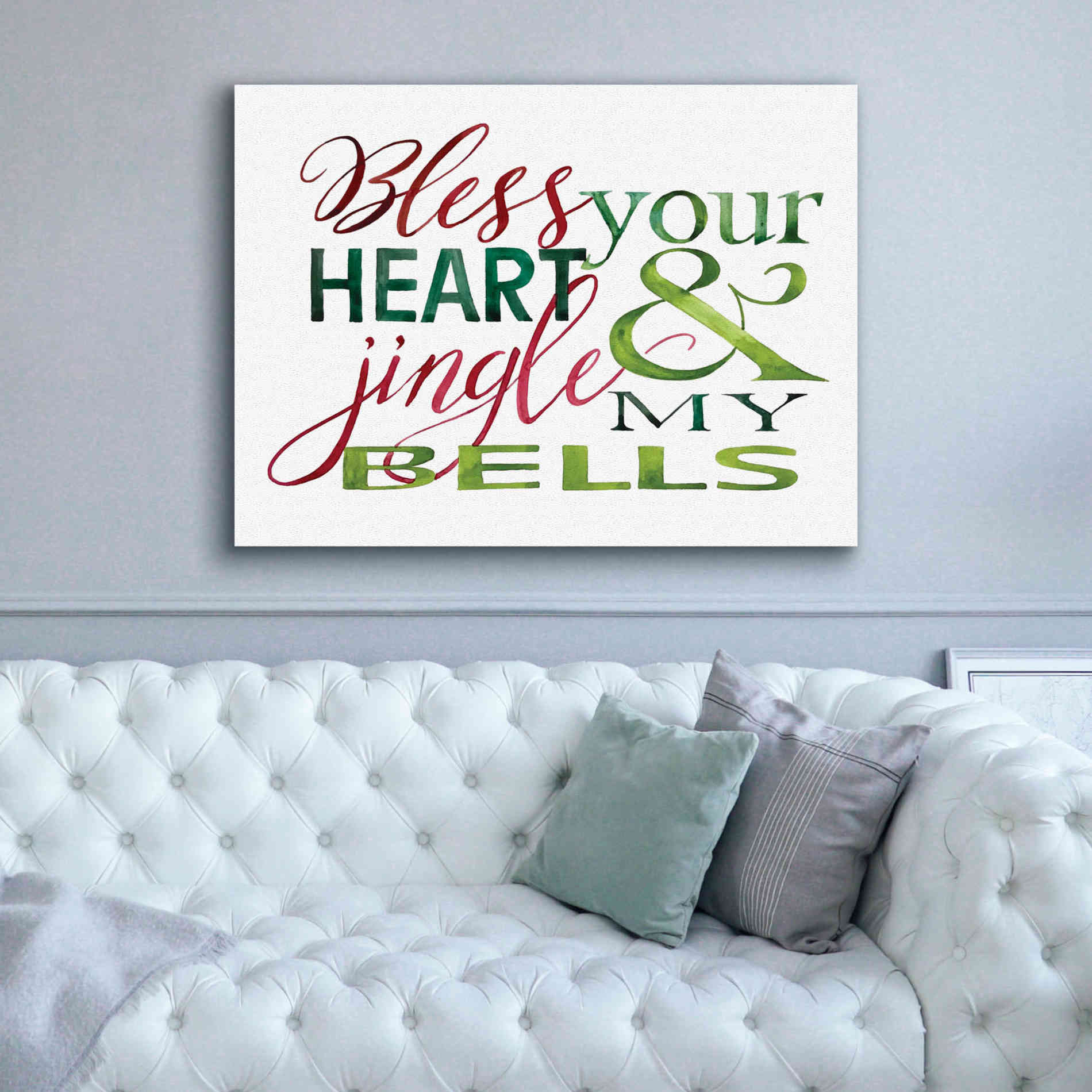 'Jingle My Bells' by Cindy Jacobs, Canvas Wall Art,54 x 40