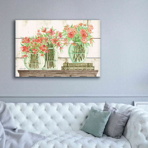 Image of 'Trio of Flowers' by Cindy Jacobs, Canvas Wall Art,60 x 40