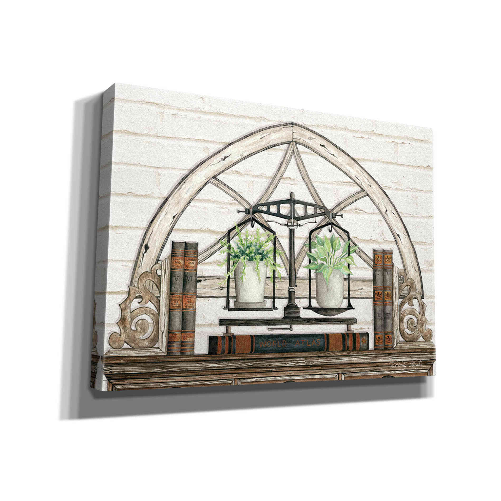 'All Things Near and Dear I' by Cindy Jacobs, Canvas Wall Art