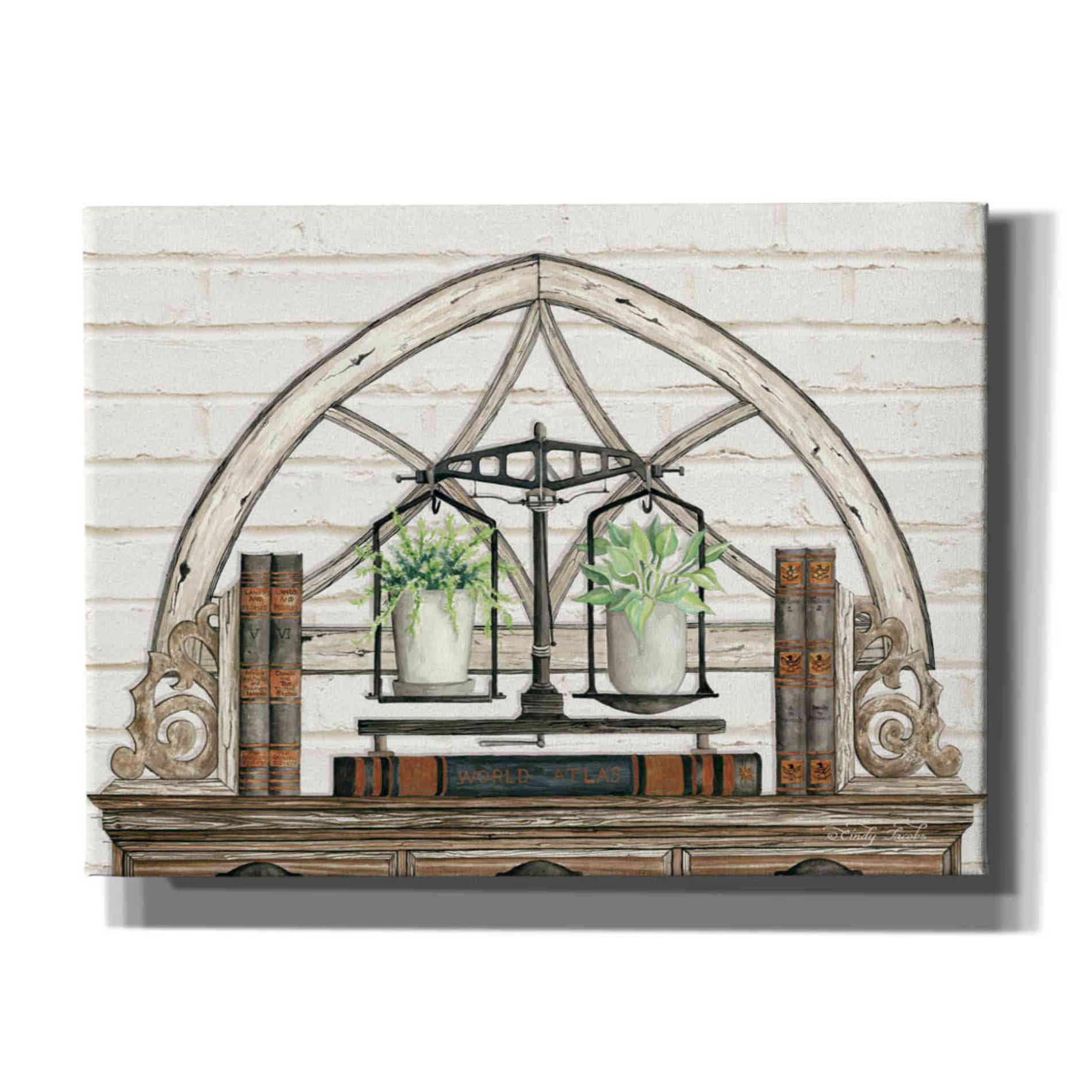 'All Things Near and Dear I' by Cindy Jacobs, Canvas Wall Art