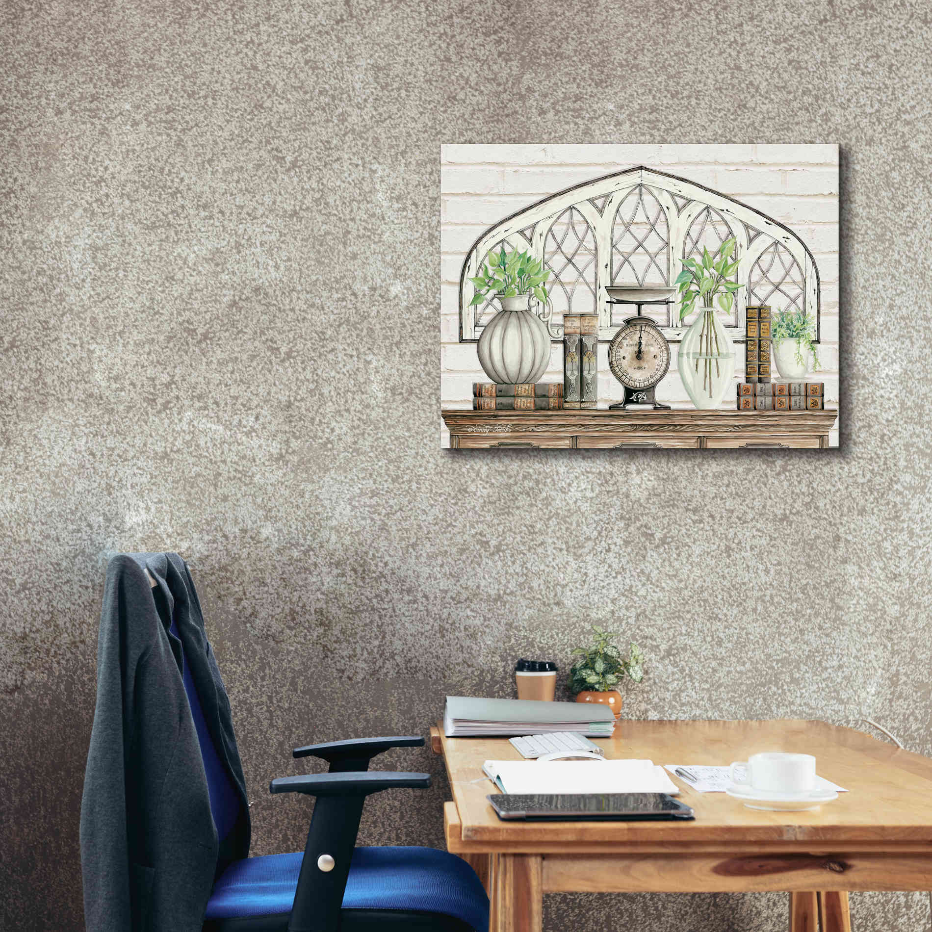 'All Things Near and Dear II' by Cindy Jacobs, Canvas Wall Art,34 x 26